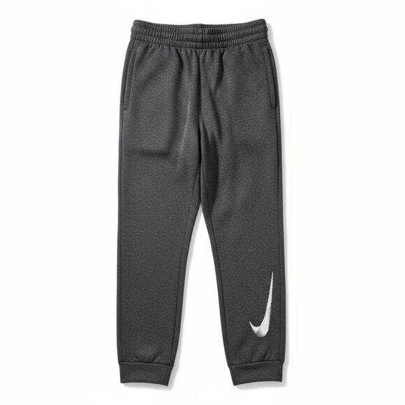 Nike Boys S Gray Jogger Pants Fleece Sweatpants Athletic Bottoms NWT - Picture 1 of 13